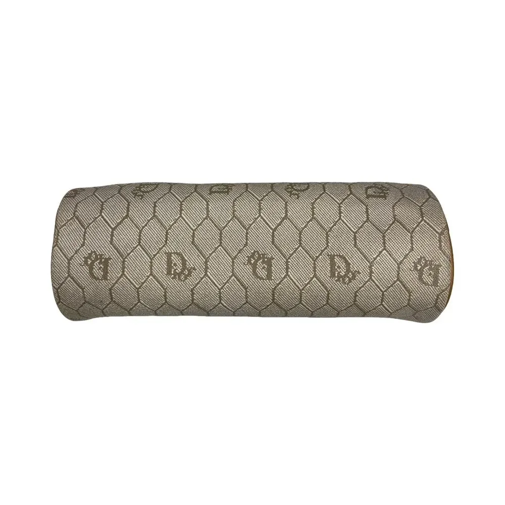 Christian Dior Honeycomb Monogram Canvas Pouch Made in France